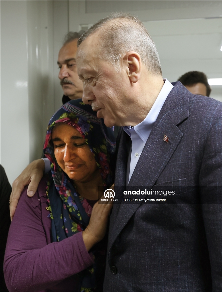 Cumhurbaşkanı Erdoğan, Hatay'da