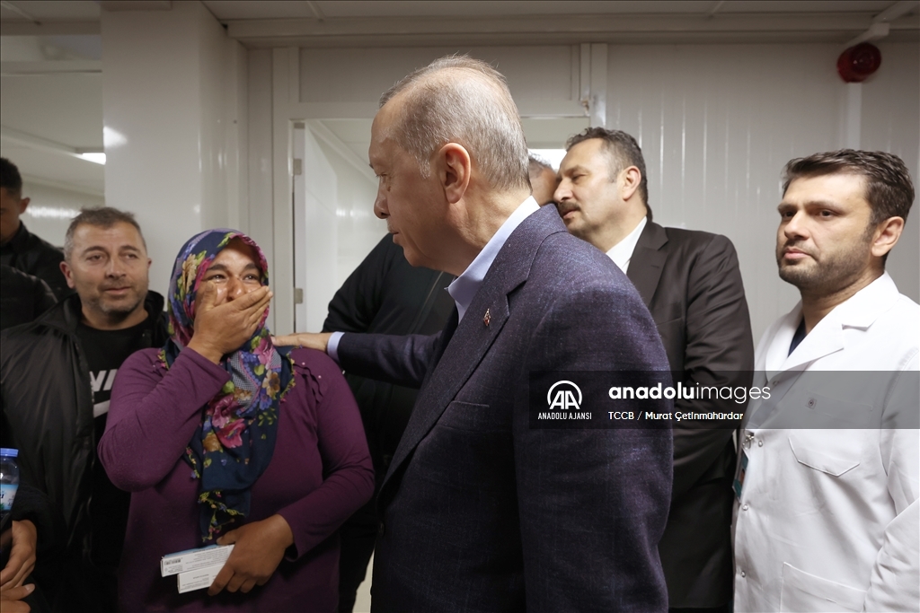 Cumhurbaşkanı Erdoğan, Hatay'da