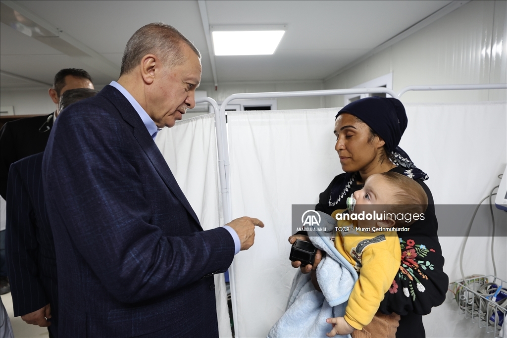 Cumhurbaşkanı Erdoğan, Hatay'da