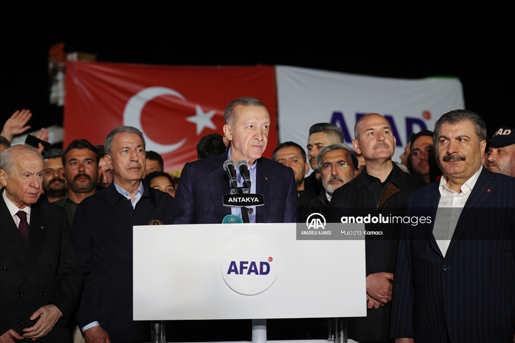 Cumhurbaşkanı Erdoğan, Hatay'da