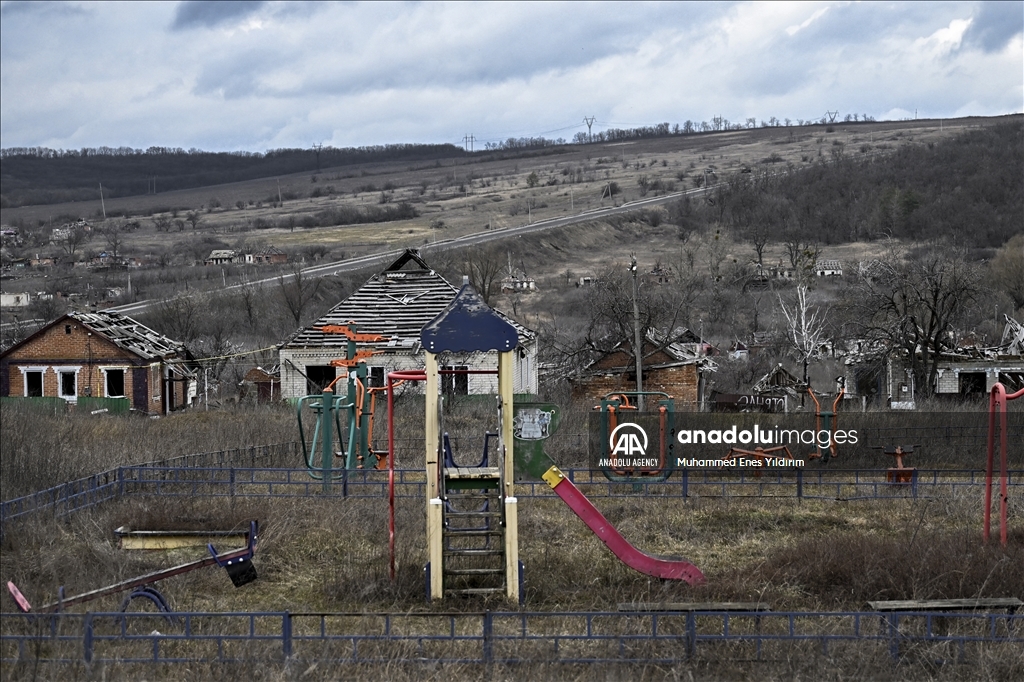 People return to Kamianka village in Ukraine's Kharkiv