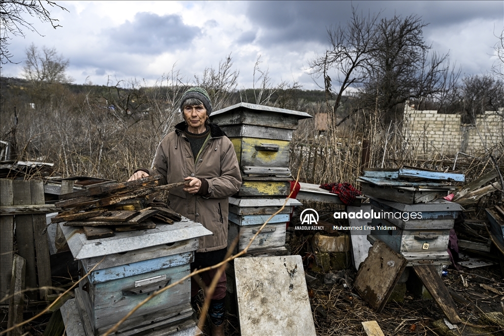 People return to Kamianka village in Ukraine's Kharkiv