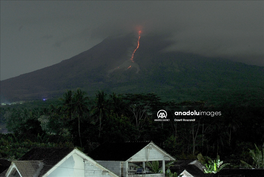 Mount Merapi Eruption in Indonesia