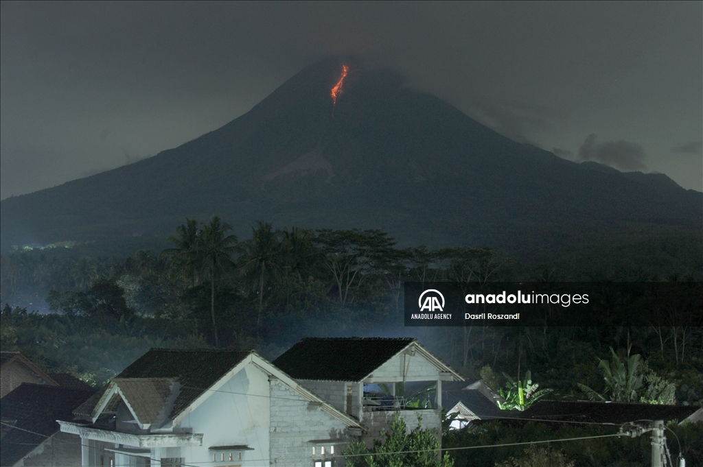 Mount Merapi Eruption in Indonesia