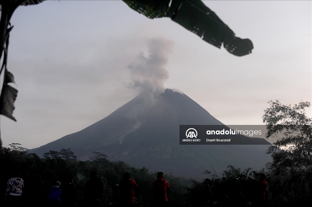 Mount Merapi Eruption in Indonesia