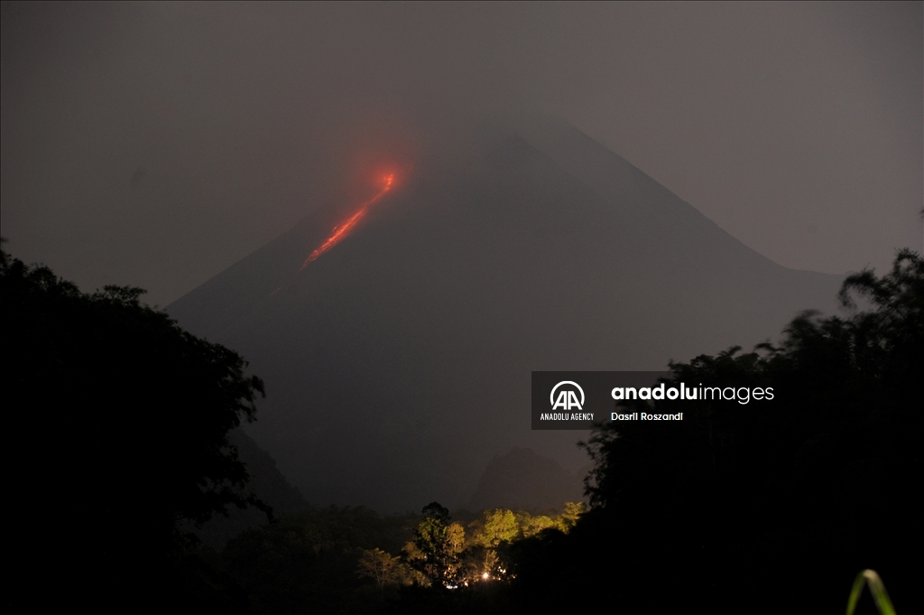 Mount Merapi Eruption in Indonesia