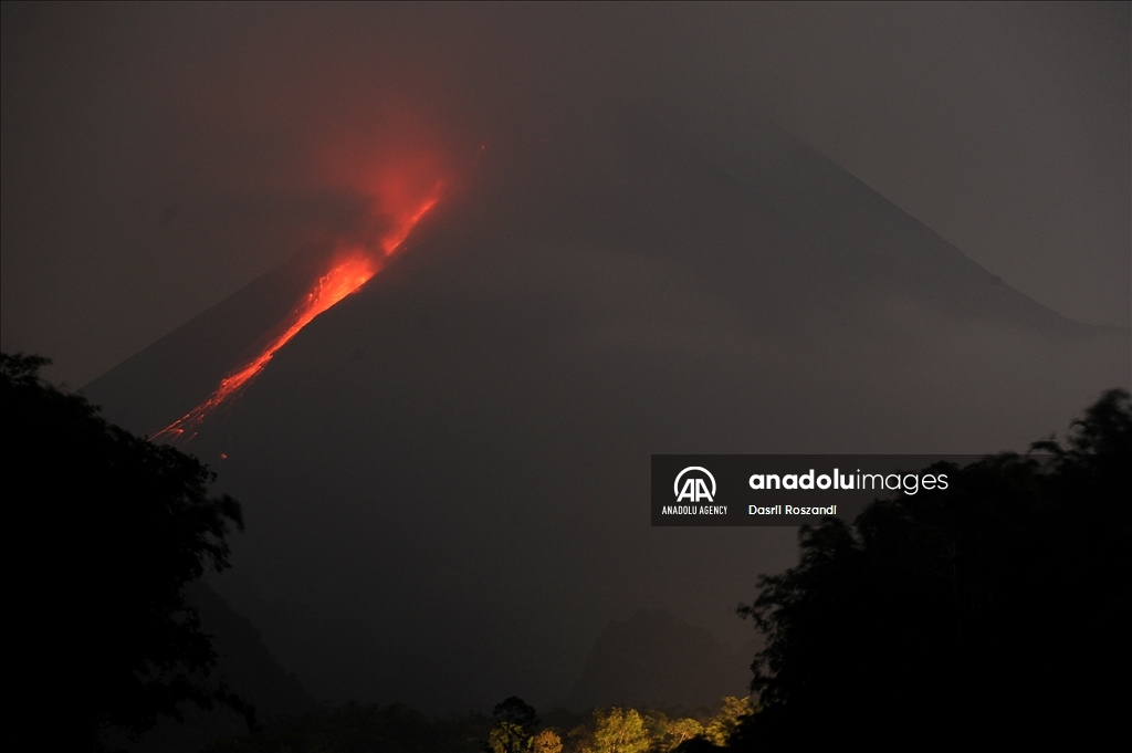 Mount Merapi Eruption in Indonesia