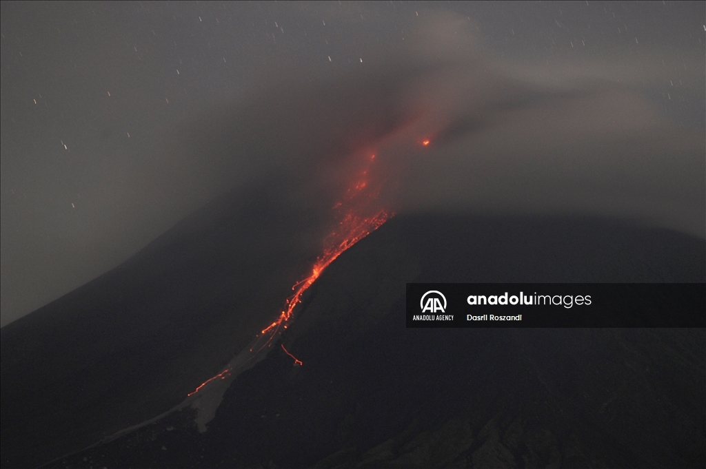 Mount Merapi Eruption in Indonesia