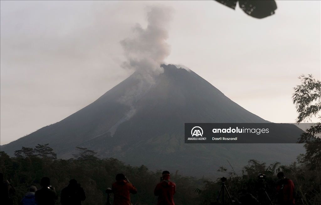 Mount Merapi Eruption in Indonesia