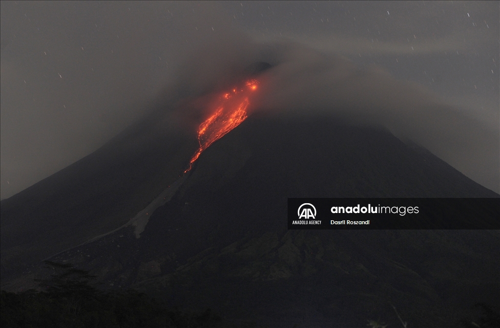 Mount Merapi Eruption in Indonesia