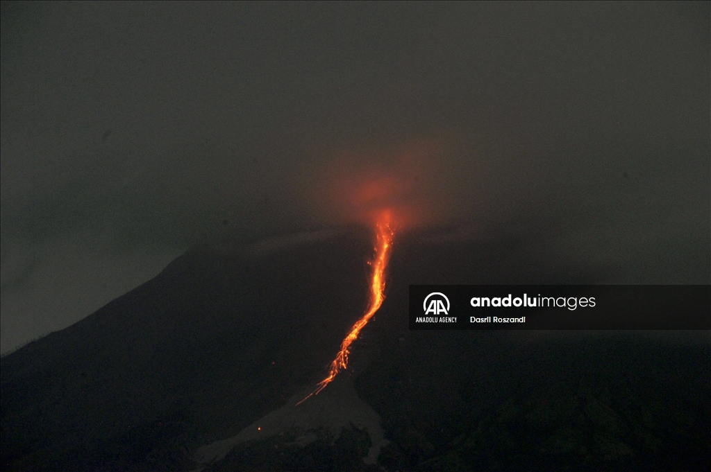 Mount Merapi Eruption in Indonesia