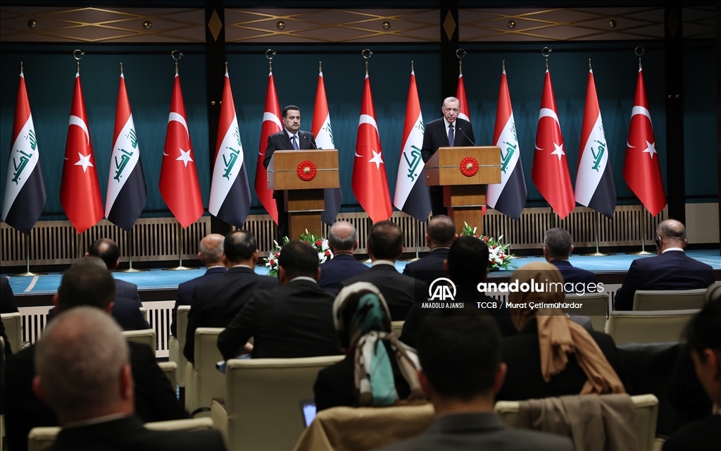 Cumhurbaşkanı Erdoğan - Irak Başbakanı es-Sudani