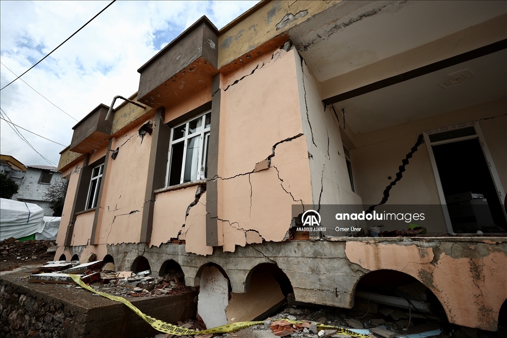 Depremler Hatay'da kırsal Söğüt Mahallesi'nin yarısından fazlasına zarar verdi