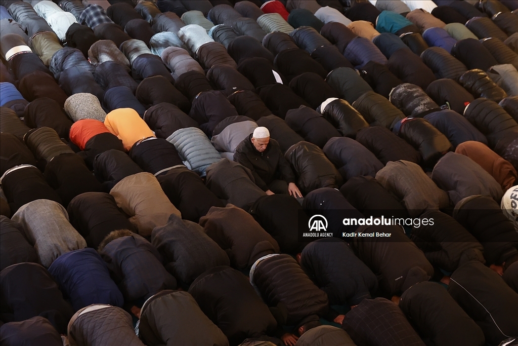 First Friday prayer of Ramadan in Hagia Sophia Grand Mosque