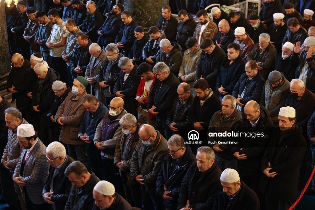 First Friday prayer of Ramadan in Hagia Sophia Grand Mosque