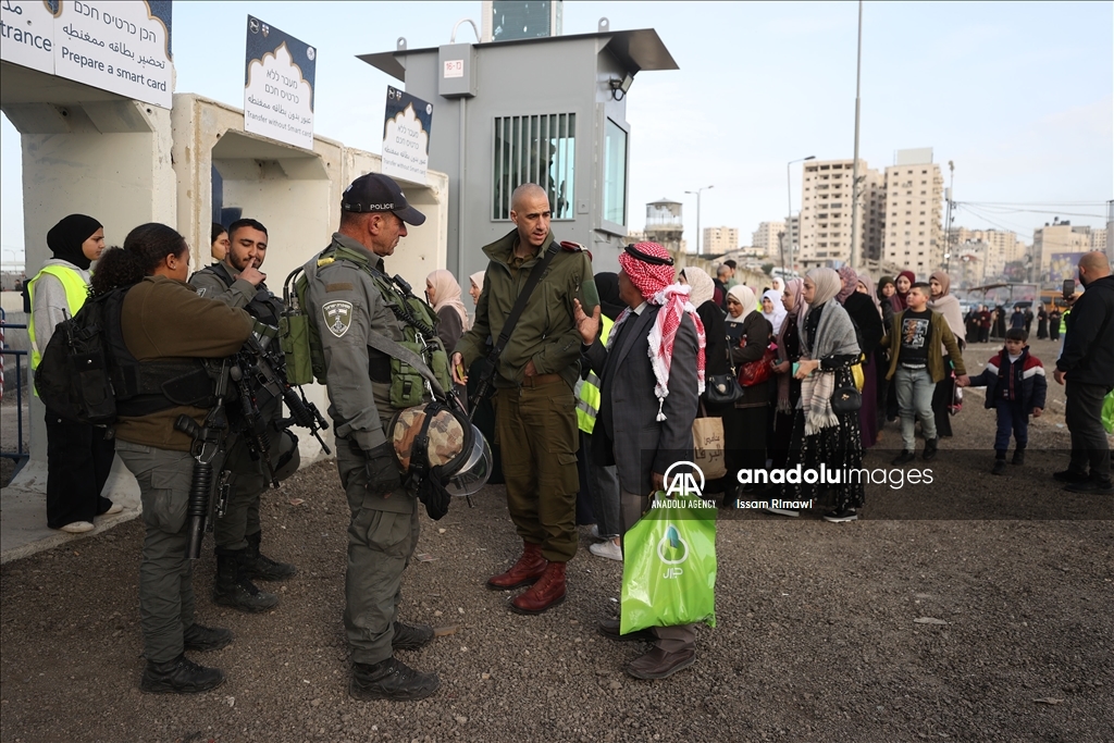 ممانعت نظامیان اسرائیل از ورود نمازگزاران به مسجدالاقصی