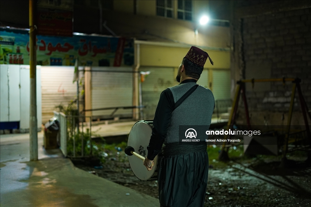 Ramadan drummer in Iraq