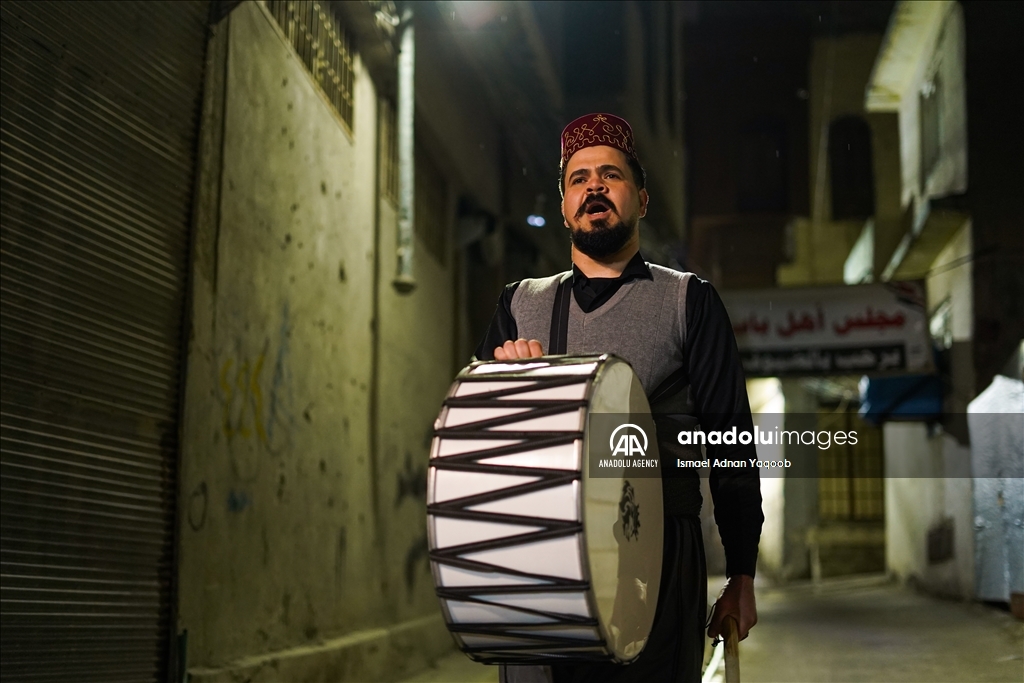 Ramadan drummer in Iraq