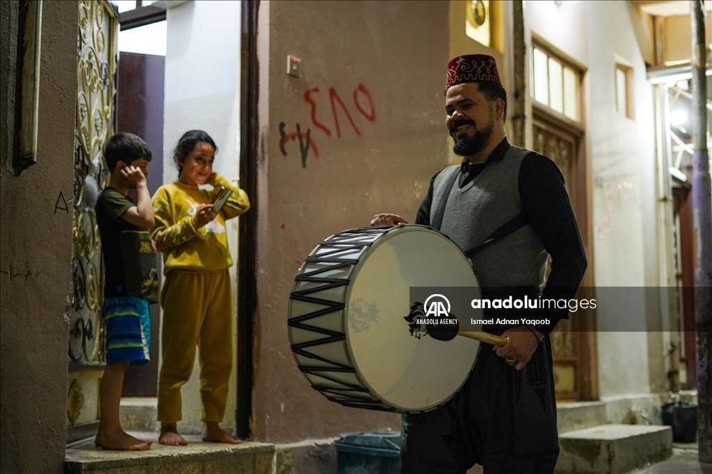 Ramadan drummer in Iraq