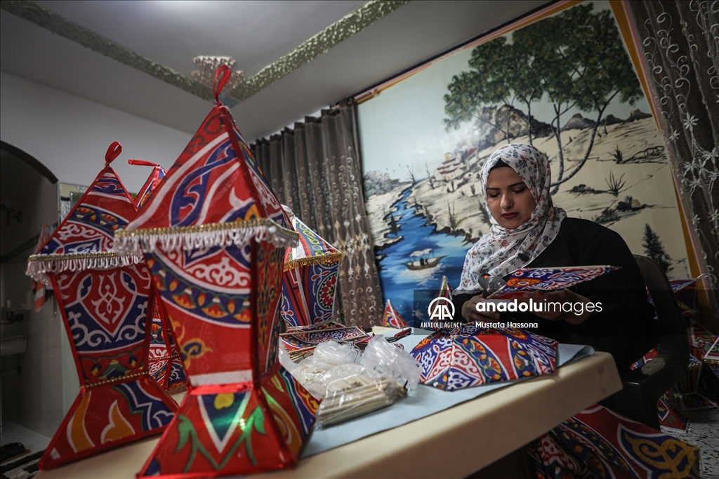 «فانوس‌های رمضانی» خانه‌های فلسطینیان را تزئین می‌کند