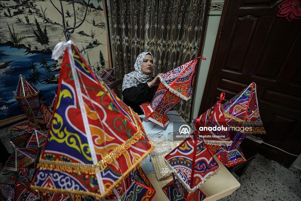 «فانوس‌های رمضانی» خانه‌های فلسطینیان را تزئین می‌کند