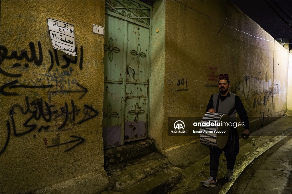 Ramadan drummer in Iraq