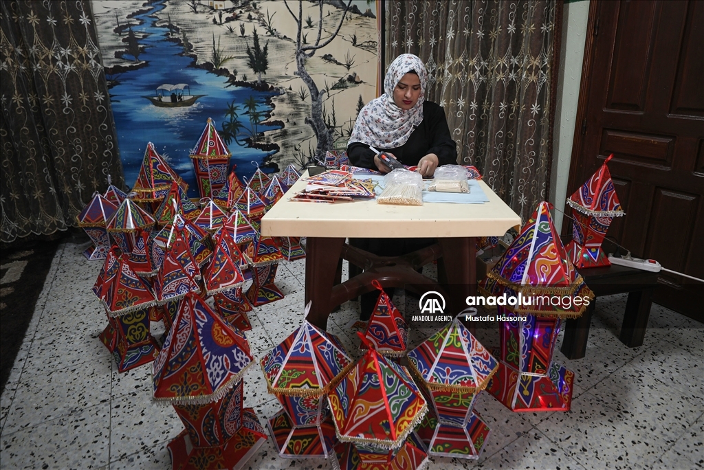 «فانوس‌های رمضانی» خانه‌های فلسطینیان را تزئین می‌کند