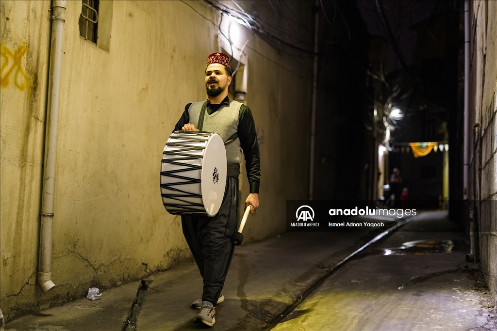 Ramadan drummer in Iraq