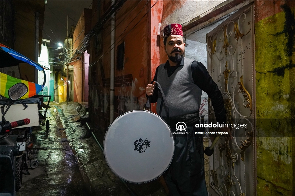 Ramadan drummer in Iraq