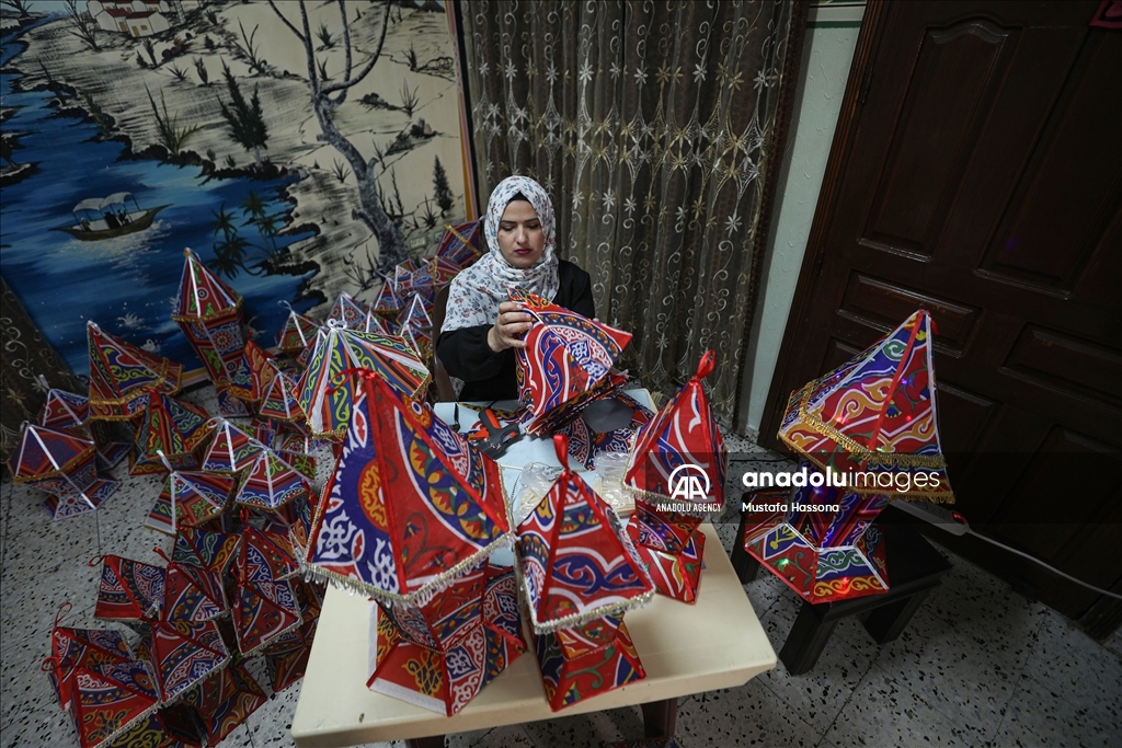 «فانوس‌های رمضانی» خانه‌های فلسطینیان را تزئین می‌کند