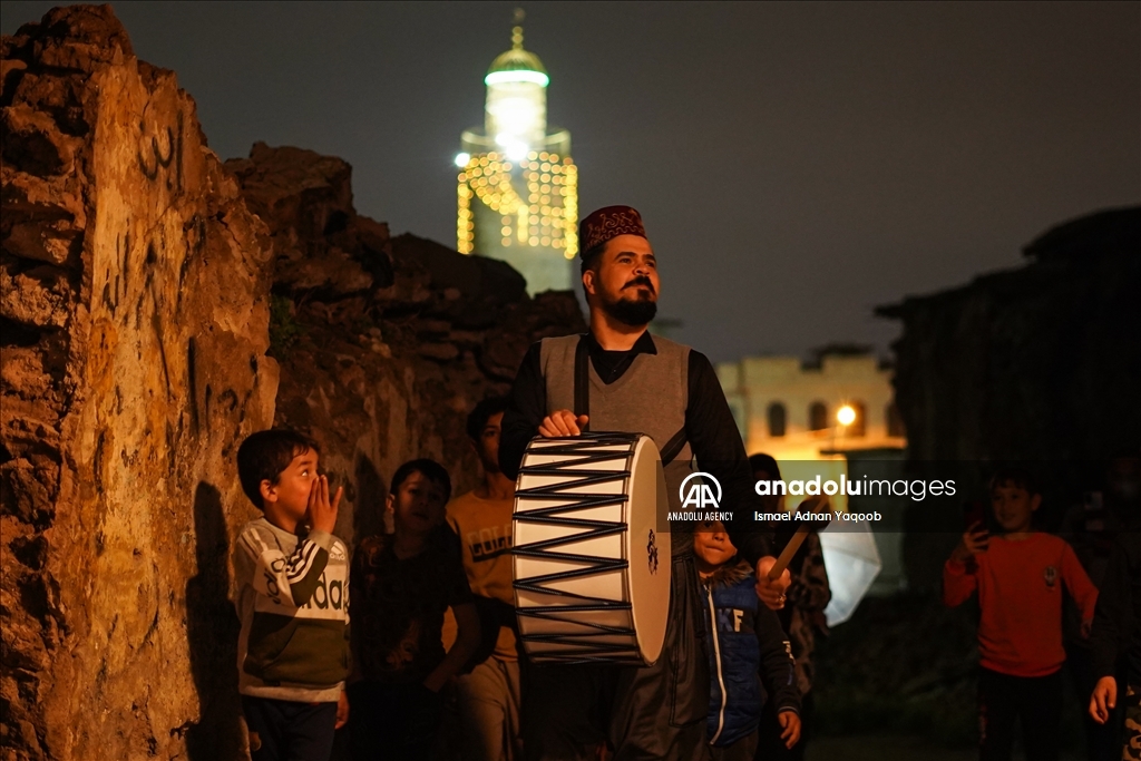 Ramadan drummer in Iraq