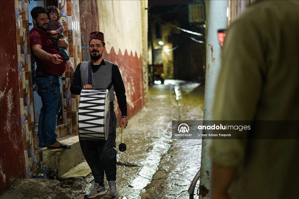 Ramadan drummer in Iraq