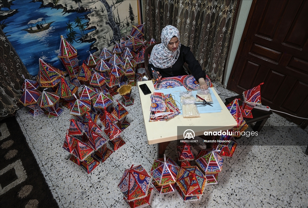 «فانوس‌های رمضانی» خانه‌های فلسطینیان را تزئین می‌کند
