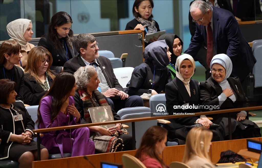 Emine Erdoğan, BM Genel Kurulundaki Sıfır Atık Özel Oturumu’nda konuştu