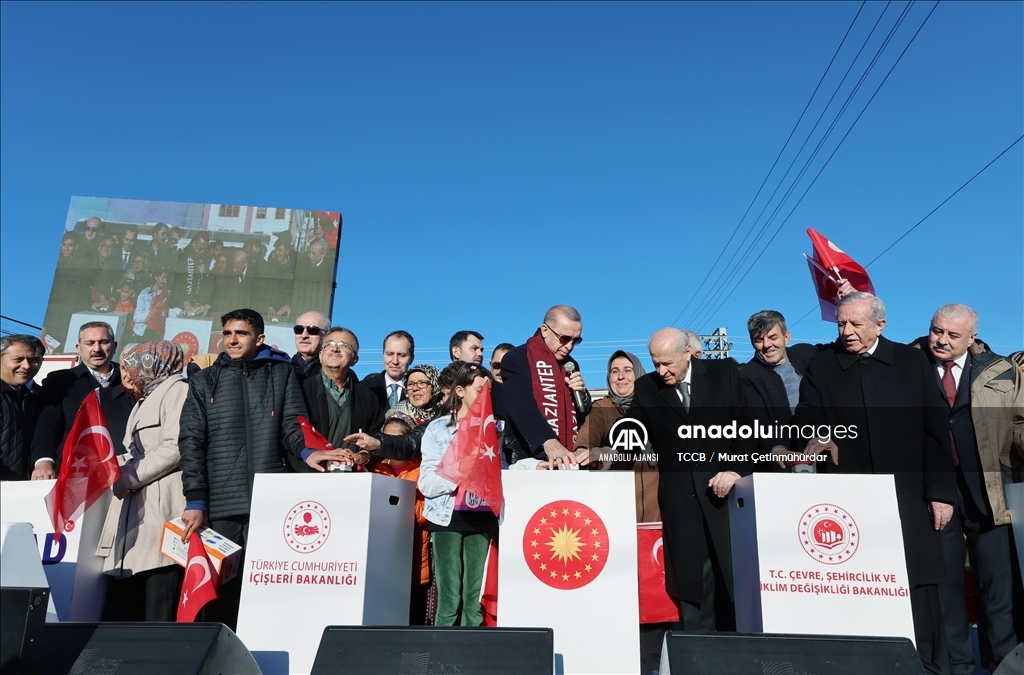 Gaziantep-Kilis Afet Konutları Temel Atma Töreni