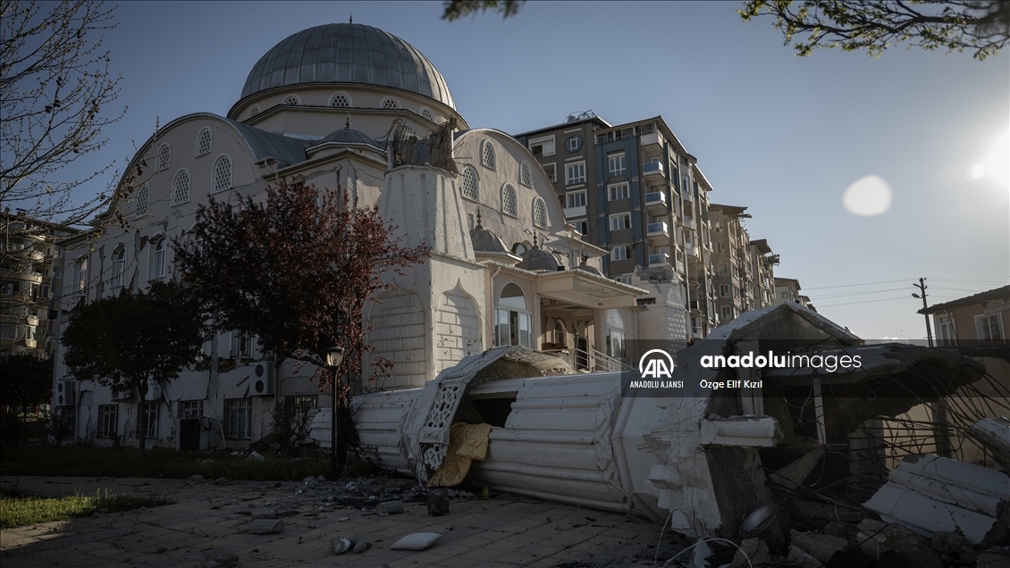 Kahramanmaraş merkezli depremlerden etkilenen Hatay'ın Antakya ilçesi
