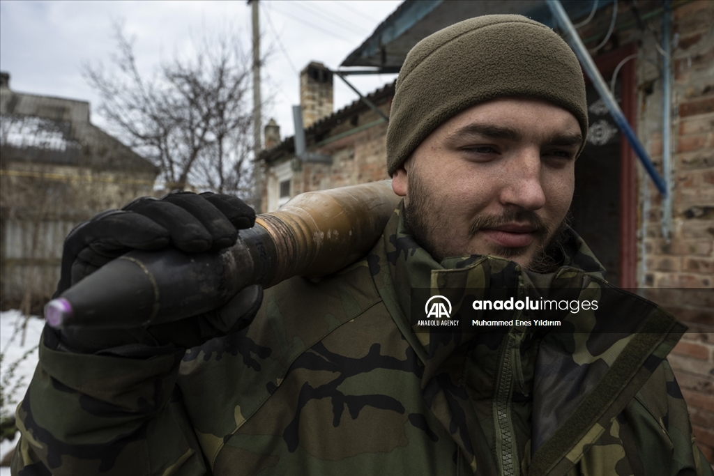 Soldados ucranianos durante un ataque en Bakhmut, Ucrania