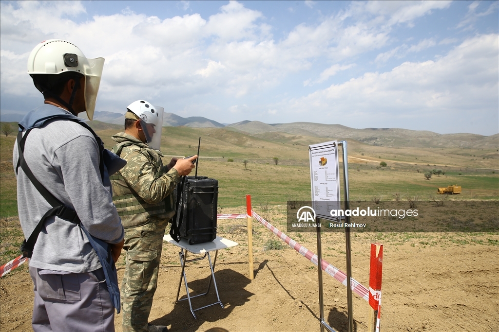 Azerbaycanlı mayın temizleme uzmanları MEMATT'tan memnun