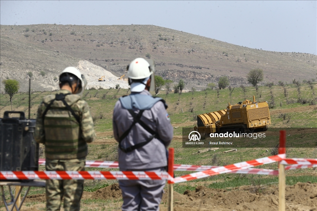 Azerbaycanlı mayın temizleme uzmanları MEMATT'tan memnun