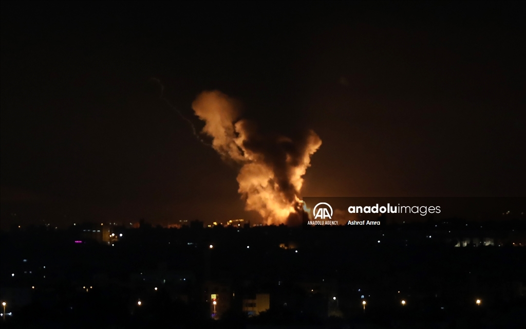 آغاز حملات جدید ارتش اسرائیل به نوار غزه