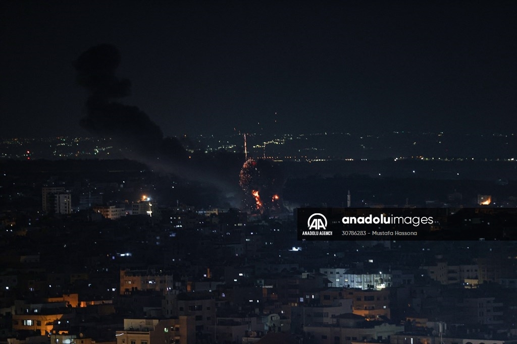 آغاز حملات جدید ارتش اسرائیل به نوار غزه