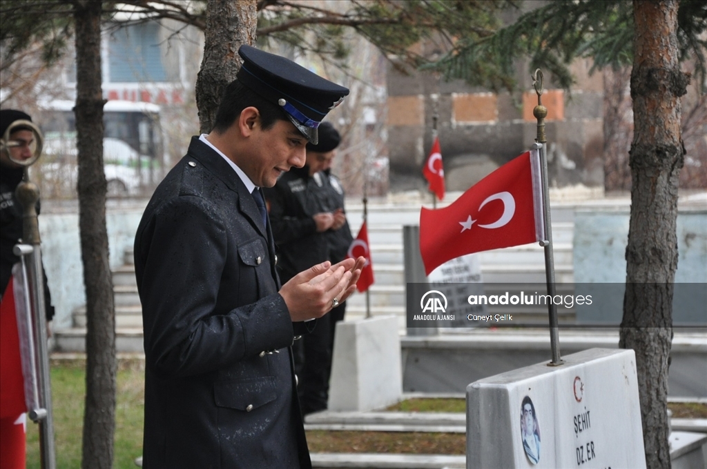 Türk Polis Teşkilatı'nın 178'inci kuruluş yıl dönümü Doğu Anadolu'da kutlandı