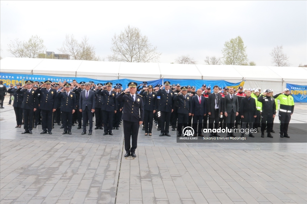 Türk Polis Teşkilatı'nın 178. kuruluş yıl dönümü Sakarya'da törenle kutlandı