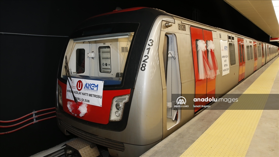 Ankara metro ağının kilit noktası AKM-Gar-Kızılay Metro Hattı yarın açılacak
