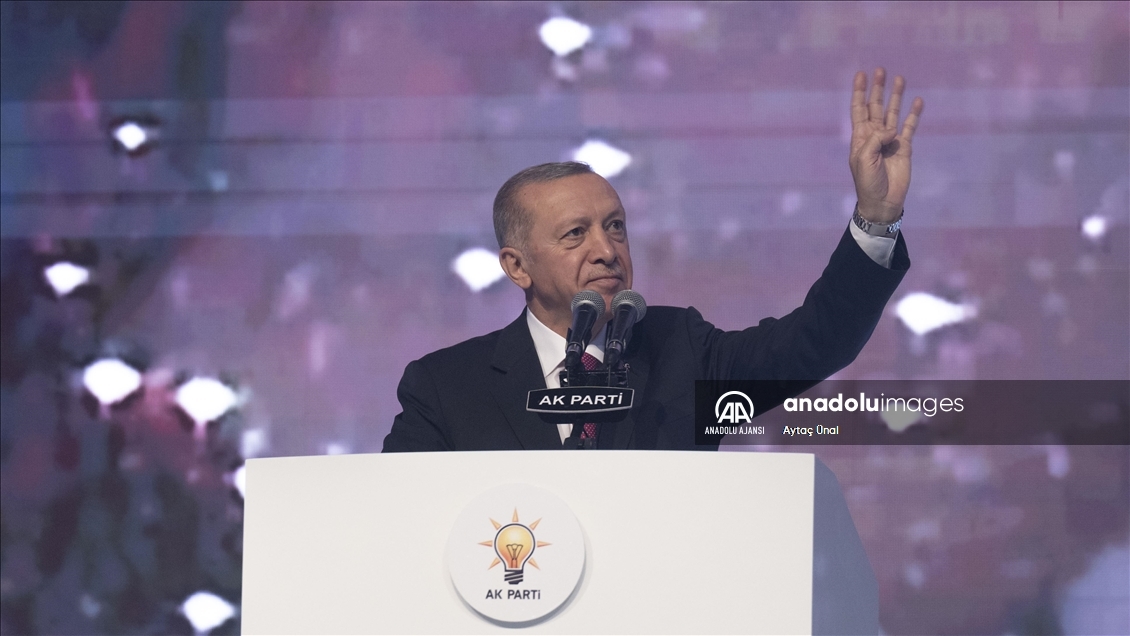 Cumhurbaşkanı Erdoğan, AK Parti Seçim Beyannamesi ve Milletvekili Aday Tanıtım Toplantısına katıldı 