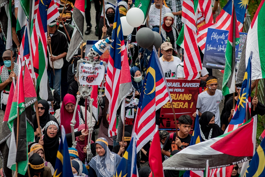 Aksi damai peringati hari Al-Quds sedunia di Malaysia