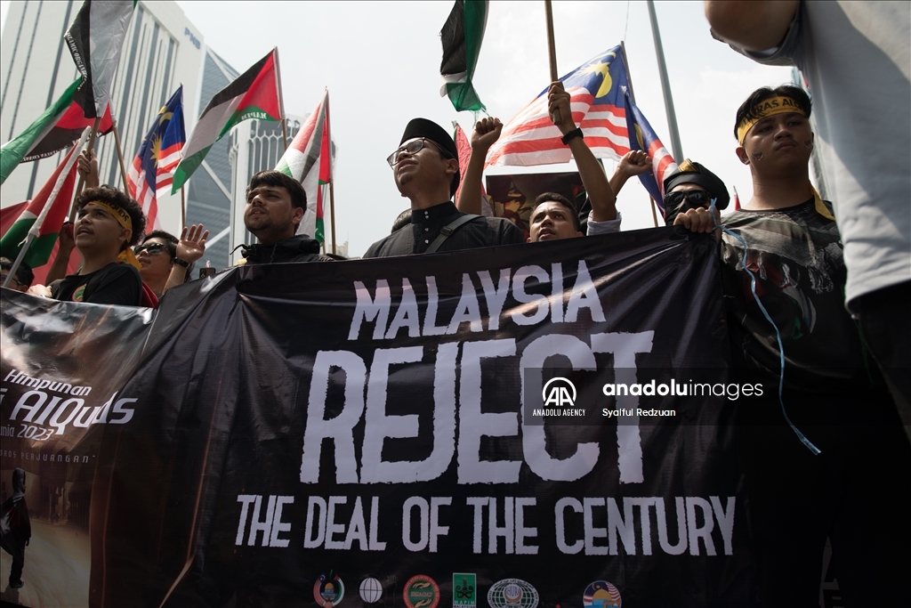Aksi damai peringati hari Al-Quds sedunia di Malaysia