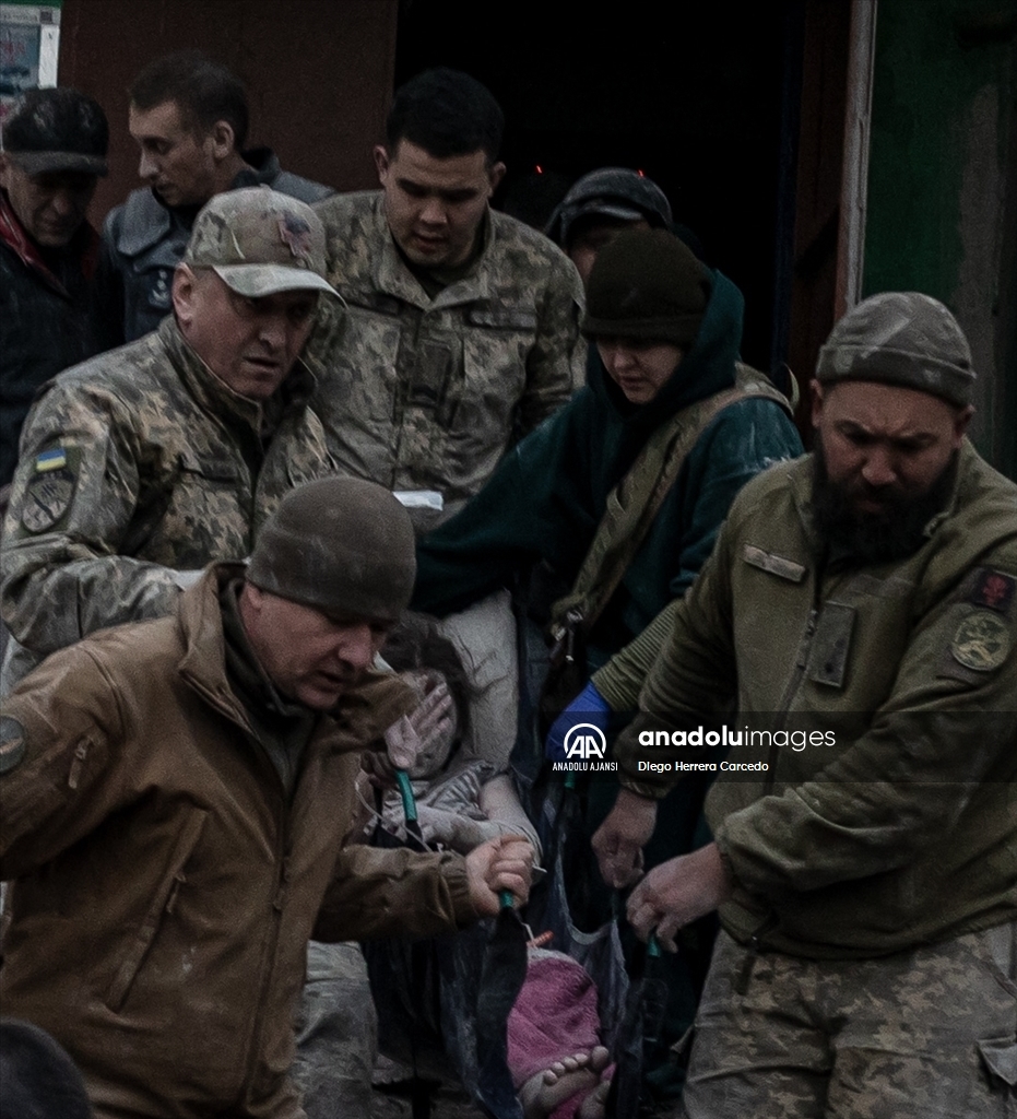 Rusya'nın Slovyansk'a yönelik füze saldırılarında 5 kişi öldü, 15 kişi yaralandı