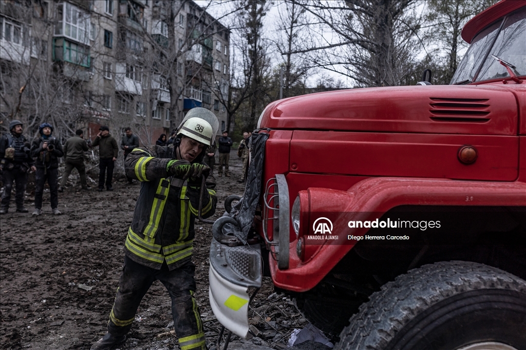 Rusya'nın Slovyansk'a yönelik füze saldırılarında 5 kişi öldü, 15 kişi yaralandı