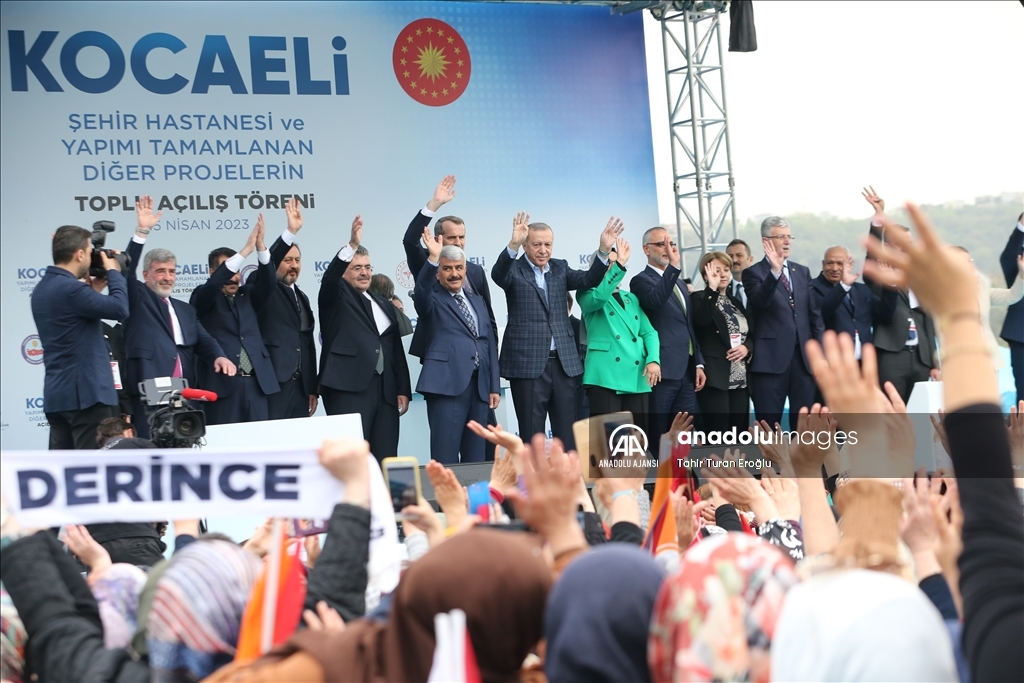 Cumhurbaşkanı Recep Tayyip Erdoğan, Kocaeli'de